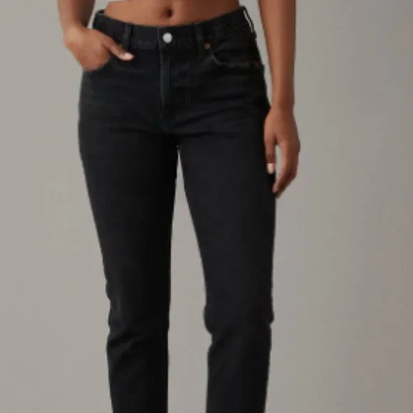 American Eagle Stretch Skinny Dark Wash Jeans 10 Short - Picture 1 of 2